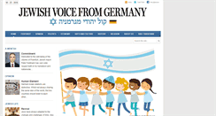 Desktop Screenshot of jewish-voice-from-germany.de